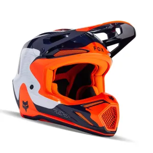 FOX V3 REVISE HELMET MIPS CE [NAVY/ORANGE]