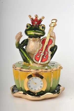 Frog Playing a Guitar