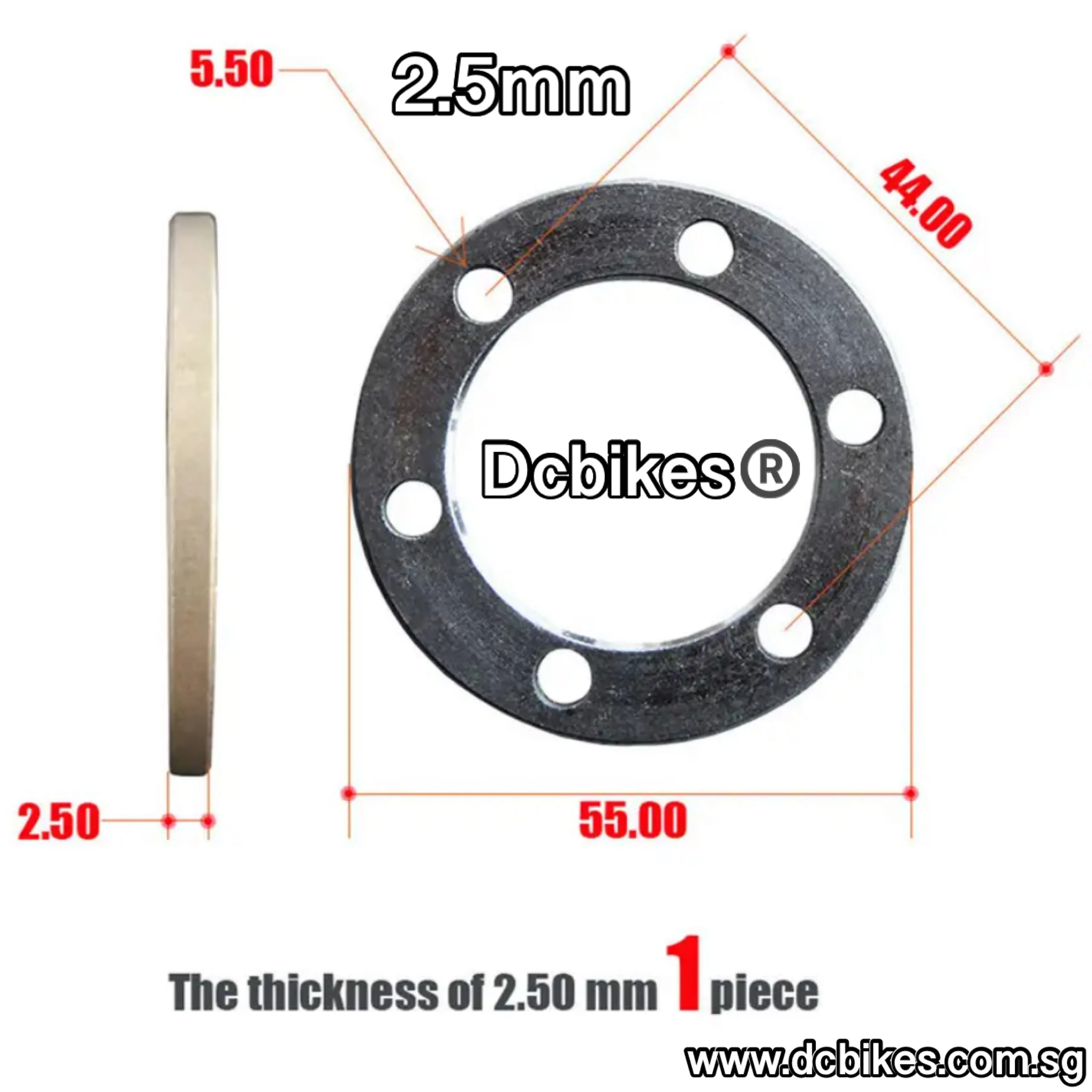 Front | Rear Disc Brake Spacer Adapter For Boost   Hubs Conversion