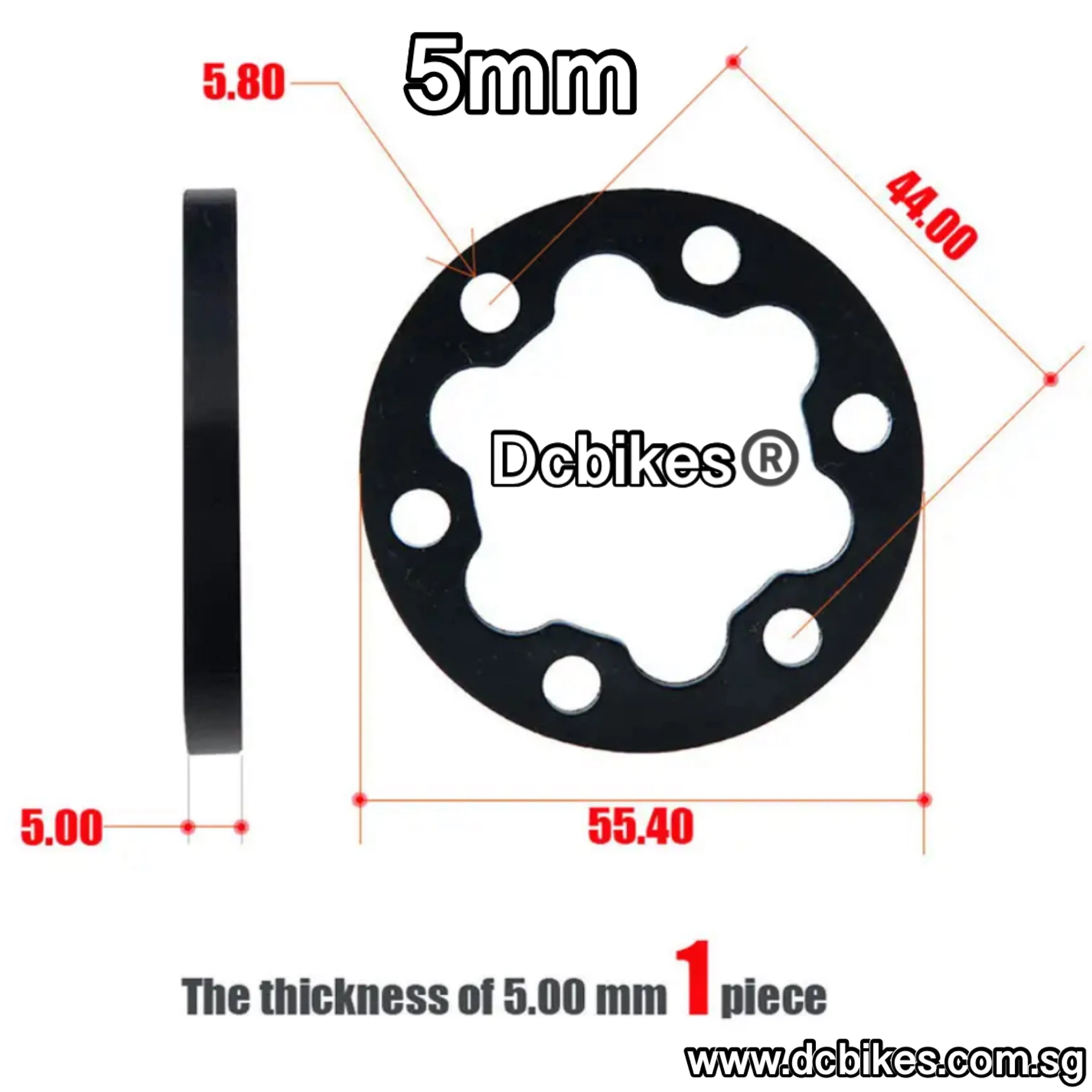 Front | Rear Disc Brake Spacer Adapter For Boost   Hubs Conversion