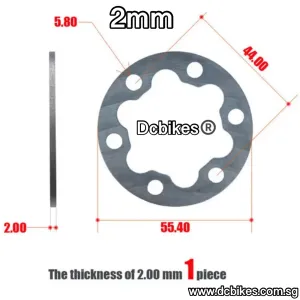 Front | Rear Disc Brake Spacer Adapter For Boost   Hubs Conversion