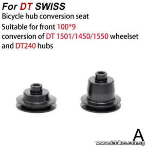 Front | Rear Hub QR Quick Release Thru Axle Conversion Kit Adapter End Caps For DT