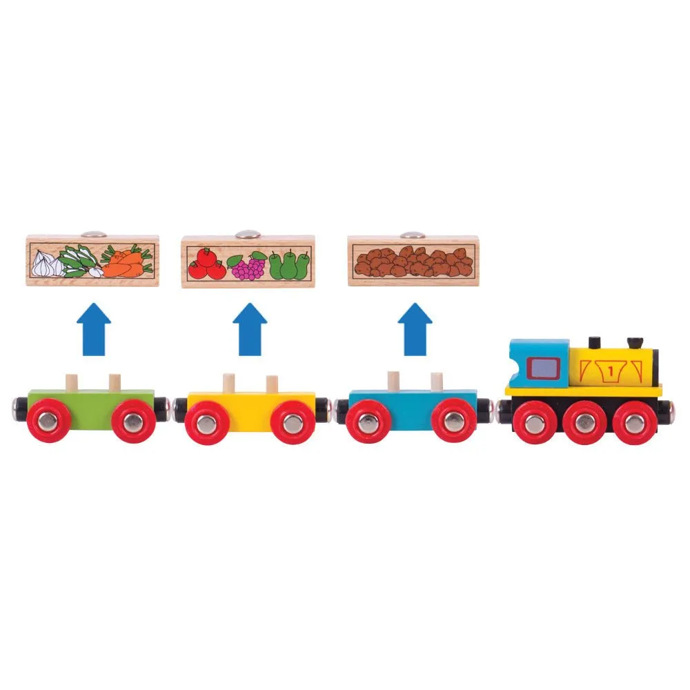 Fruit and Veg Train Toy