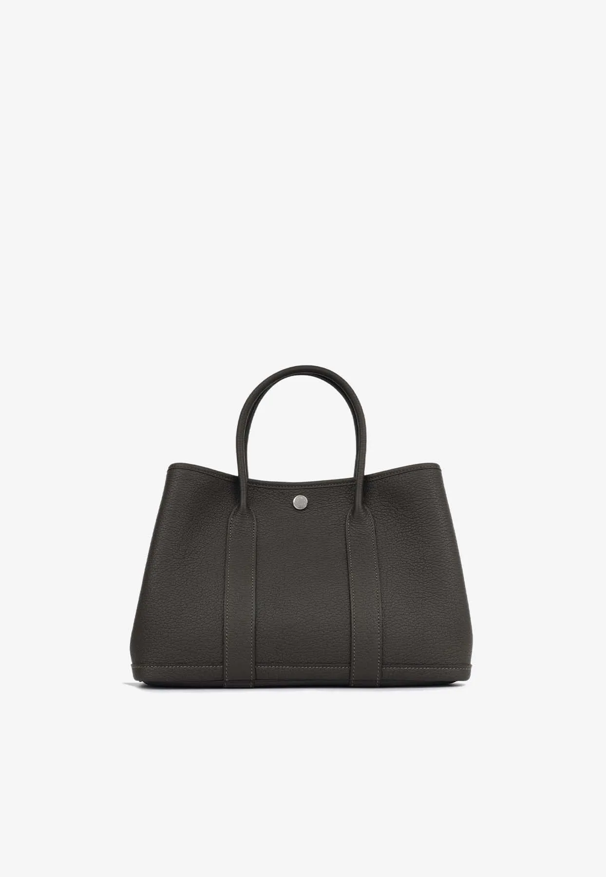 Garden Party 30 in Ebene Veau Negonda Leather with Palladium Hardware