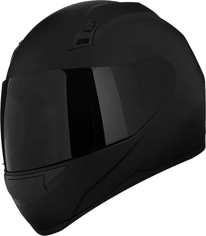 GDM DK-140 Full Face Motorcycle Helmet Matte Black