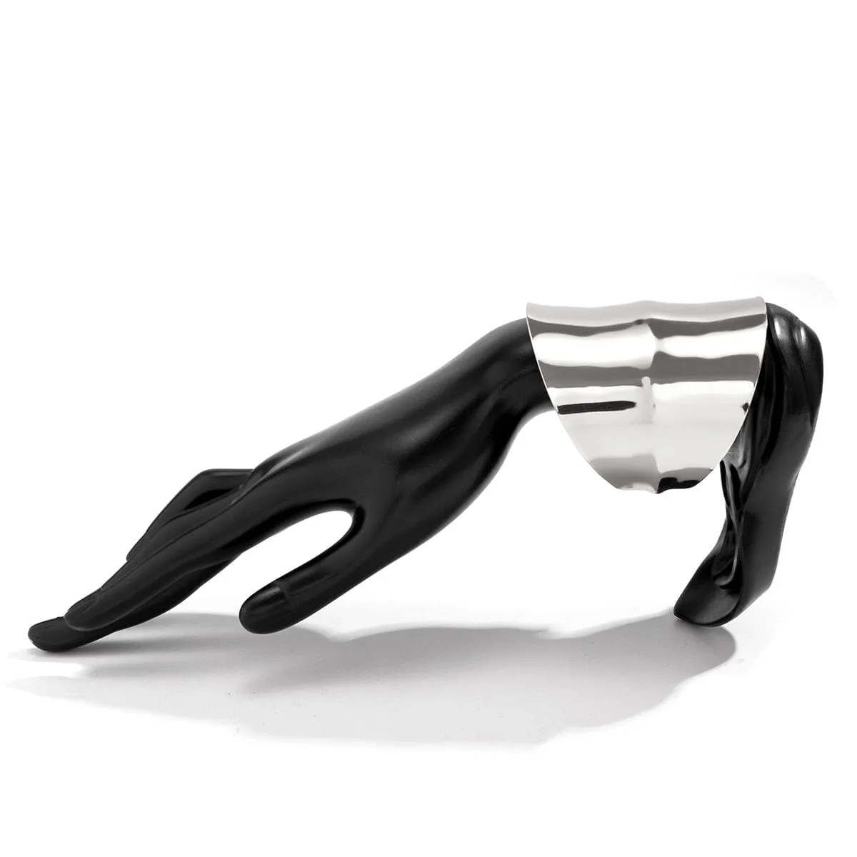 Geometric Irregular Wide Open Cuff Bracelet