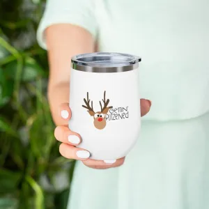 Getting Blitzened Wine Tumbler 12oz