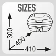 Givi E300 Monolock Top Box (30 litre)