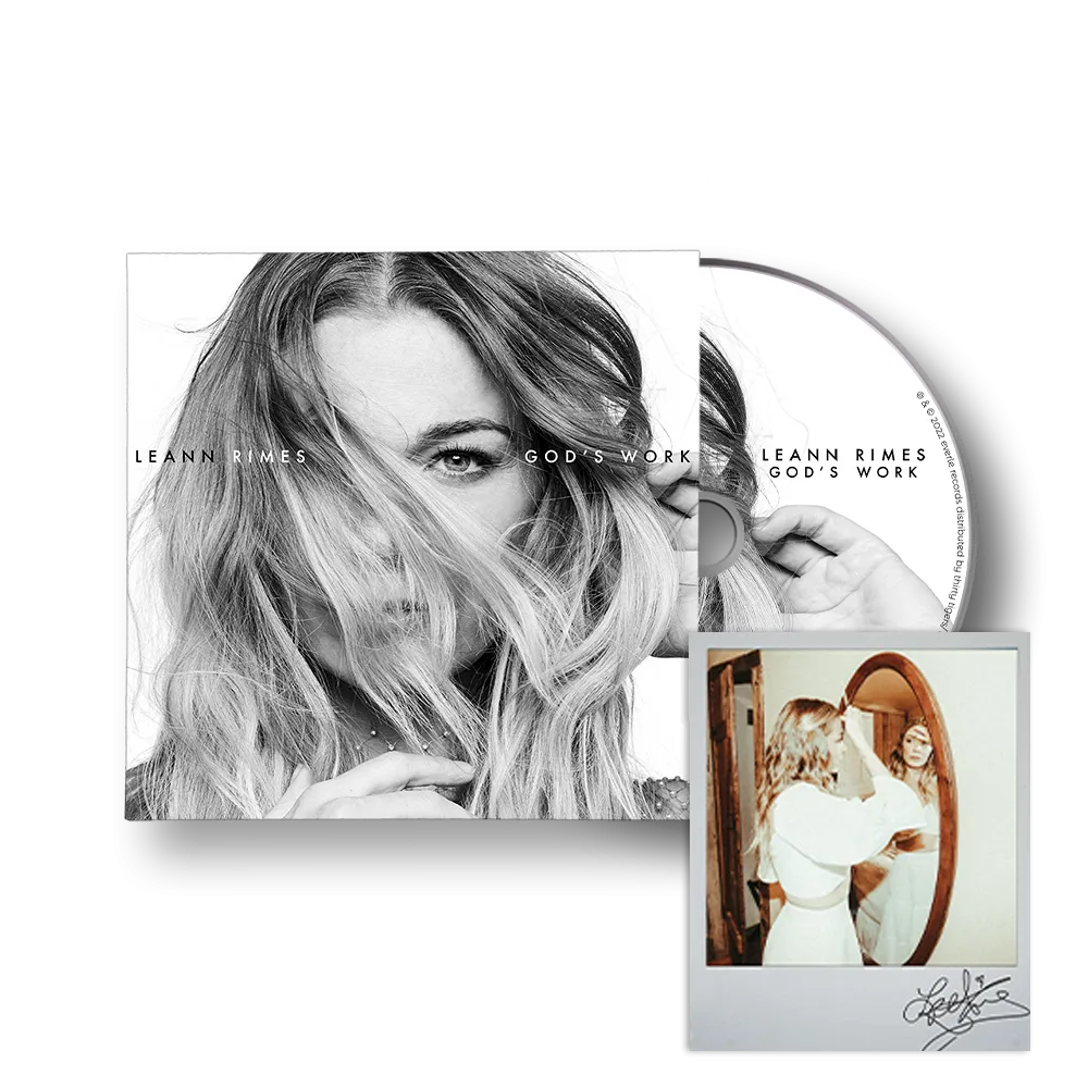 god's work cd & signed polaroid