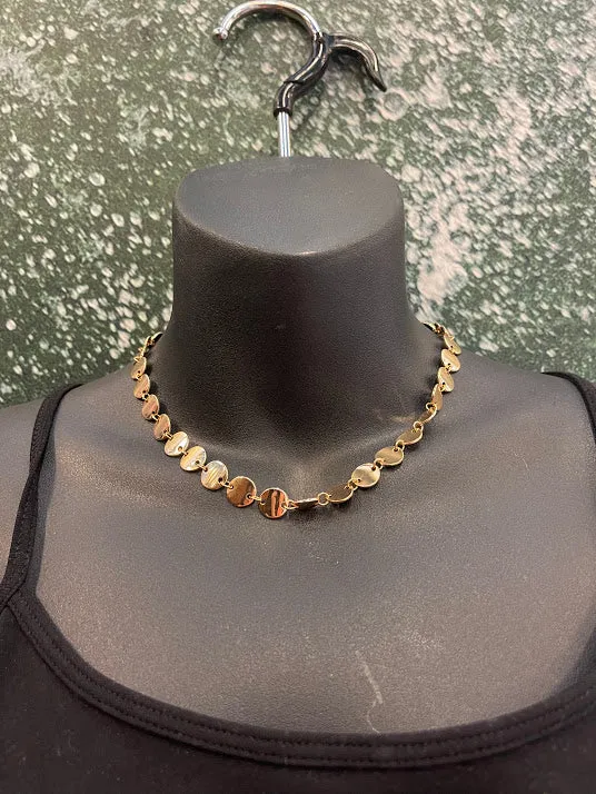 Gold Circle Necklace