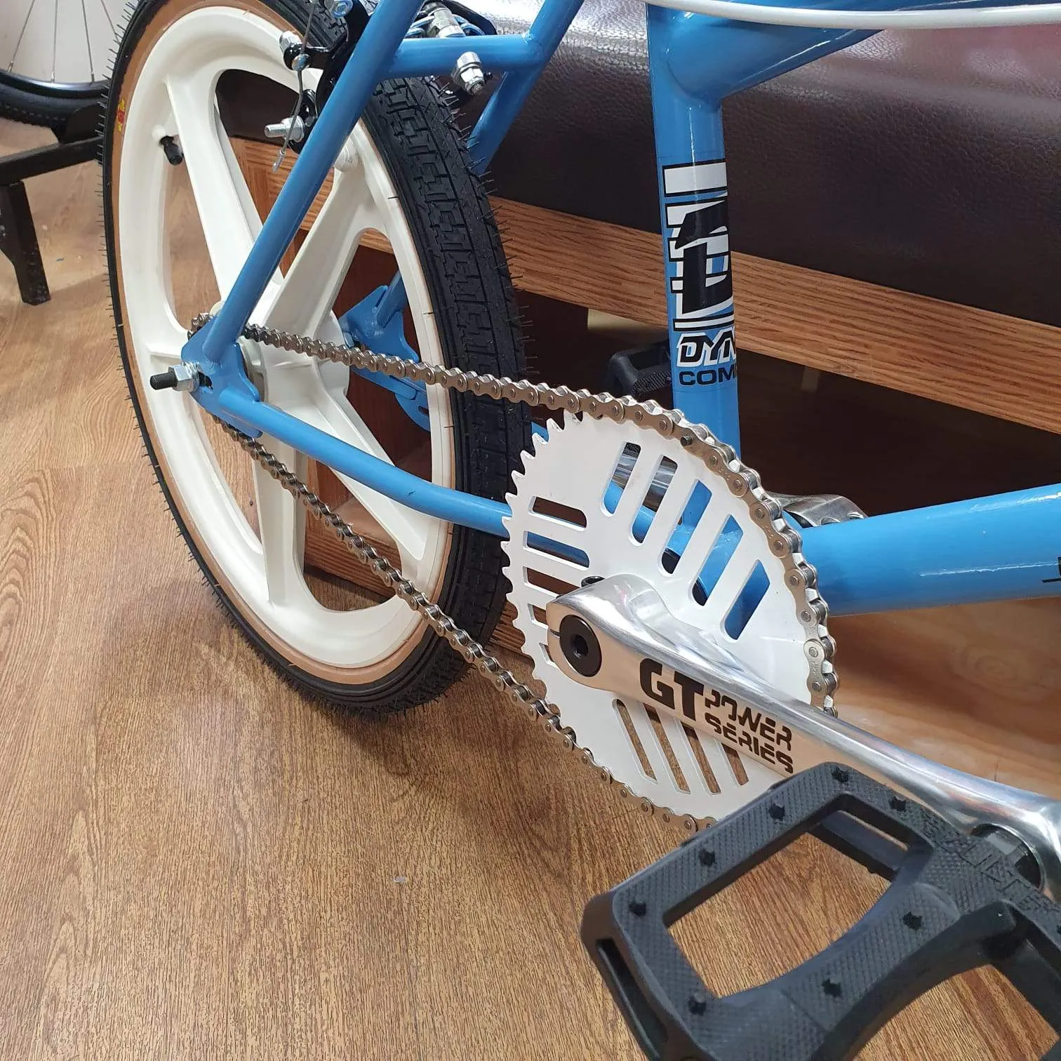 GT Power Series Alloy Cranks Polished with American Bottom Bracket