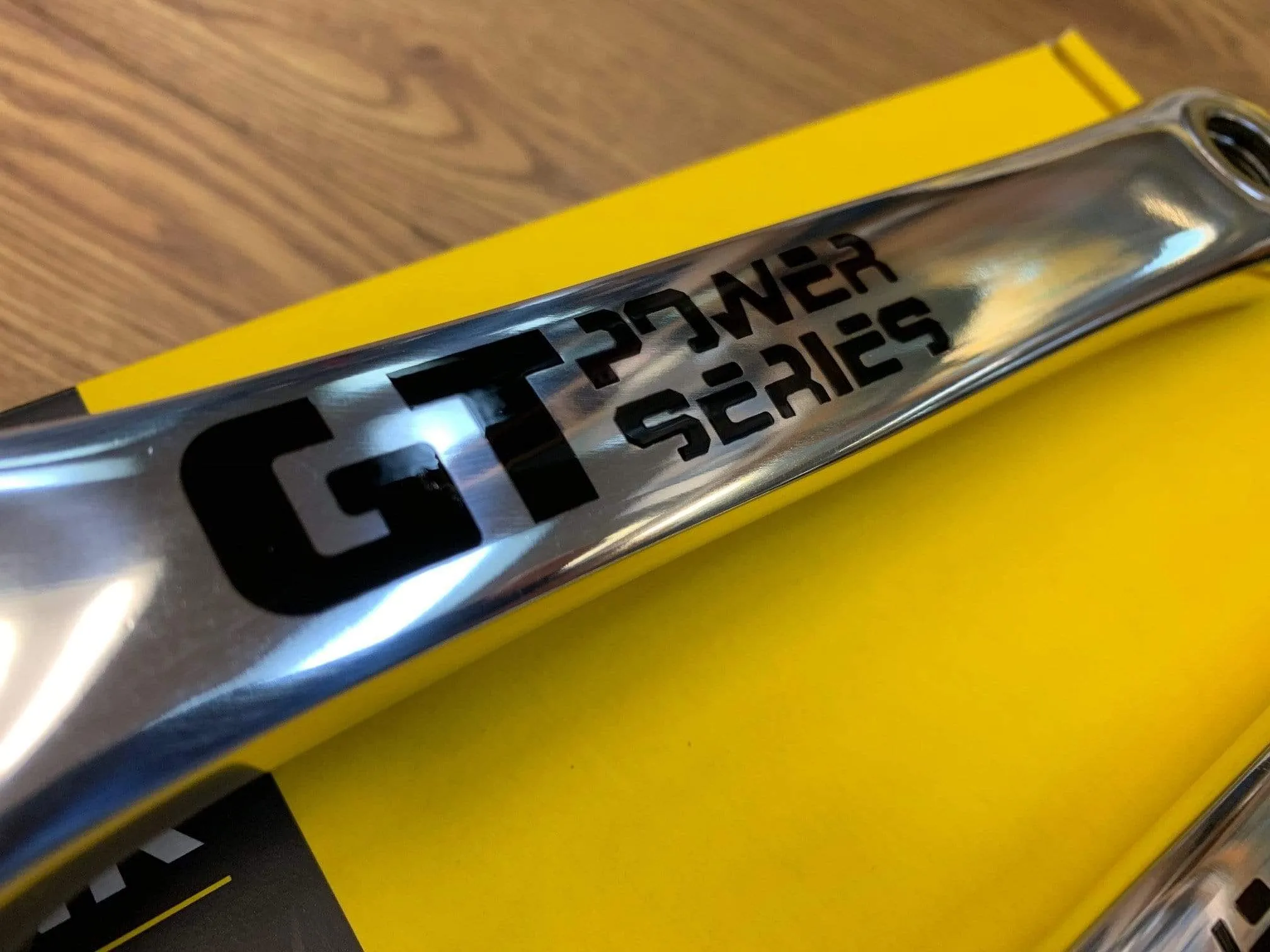 GT Power Series Alloy Cranks Polished with American Bottom Bracket