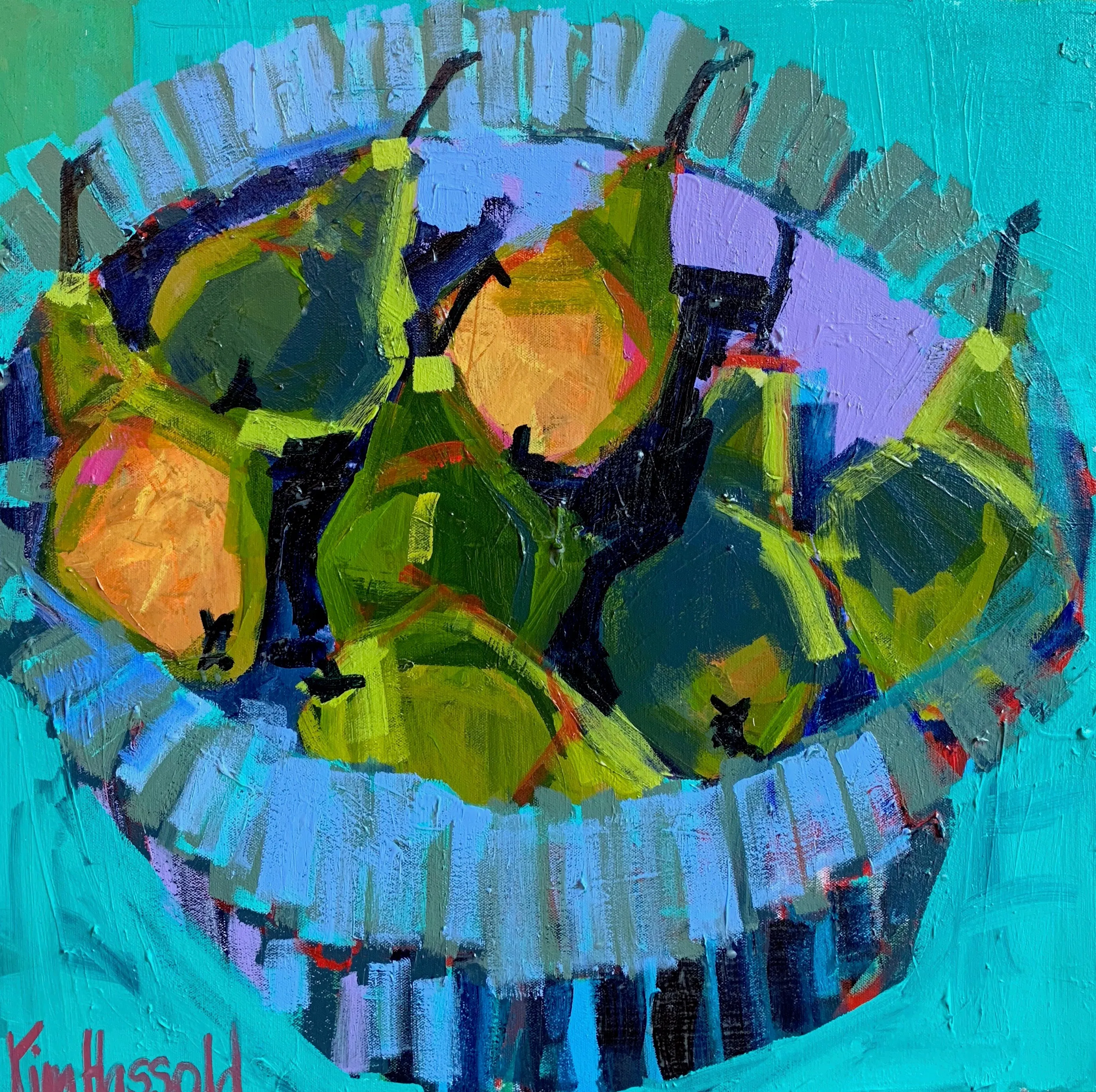 Happy Pears - 24x24
