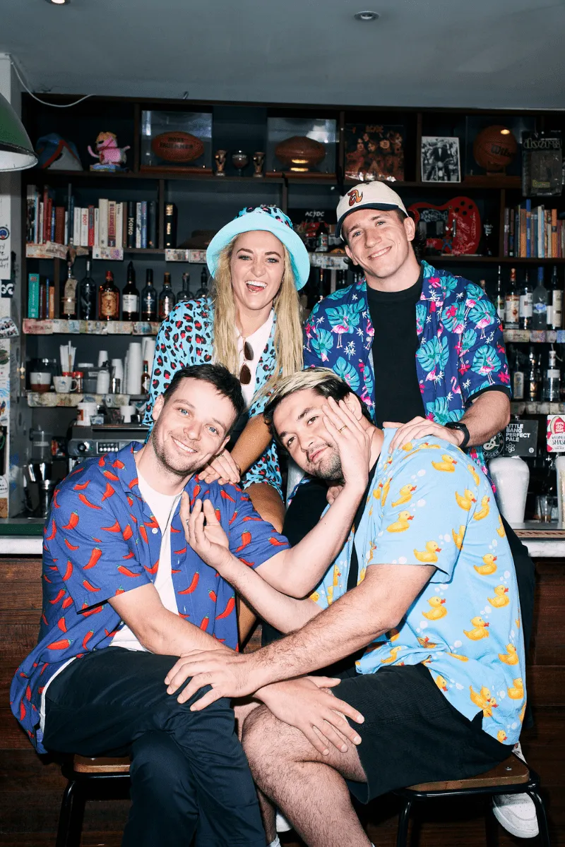 Hawaiian Party Shirt in Flamingo
