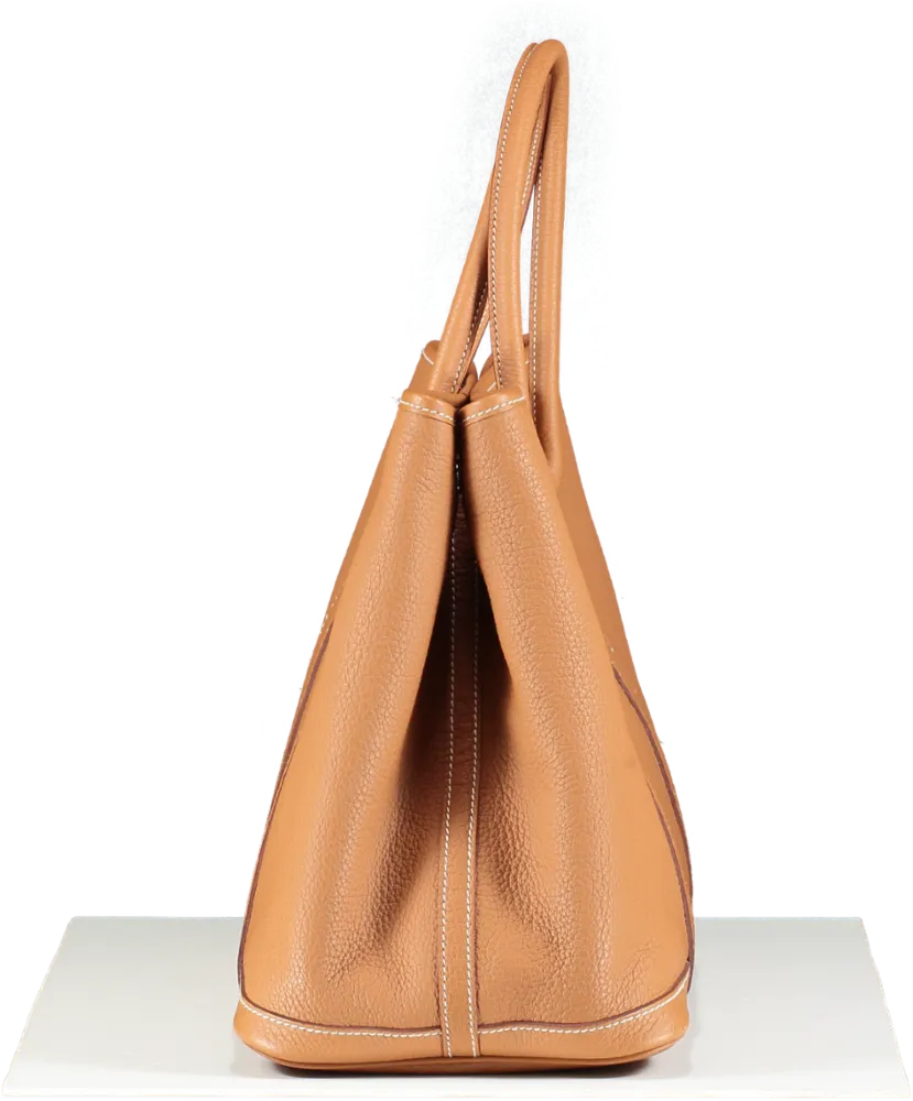 Hermès Gold Leather Garden Party 36 Tote Handbag