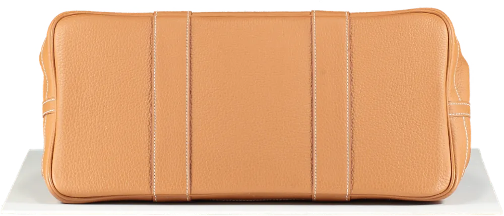 Hermès Gold Leather Garden Party 36 Tote Handbag