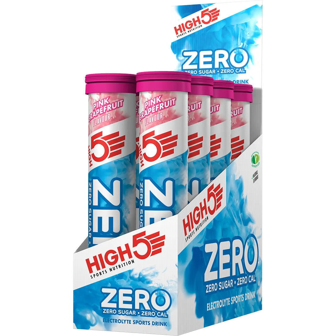 HIGH5 ZERO DRINK BOX OF 8 TUBES - SAVE 10%