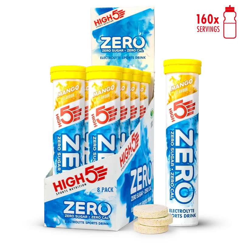 HIGH5 ZERO DRINK BOX OF 8 TUBES - SAVE 10%