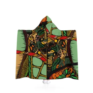 Hooded Blanket (Multi-Abstract2)