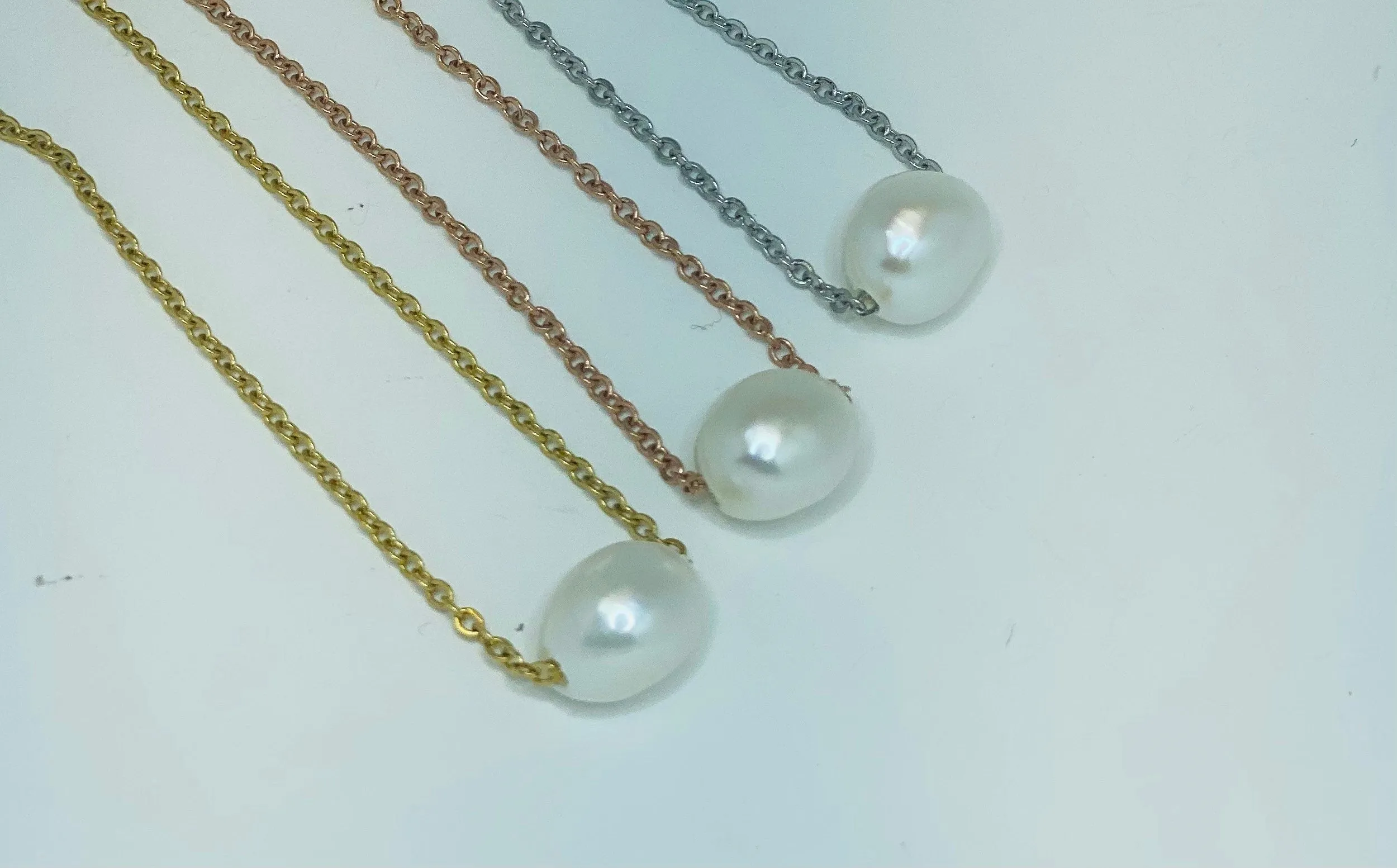 Hostess gift, wedding shower hostess thank you gift, bridal shower host gifts, dainty pearl necklace