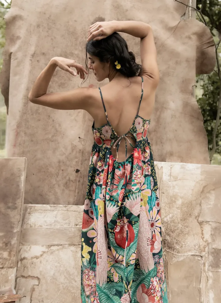 I Am the Party Midi Strappy Dress