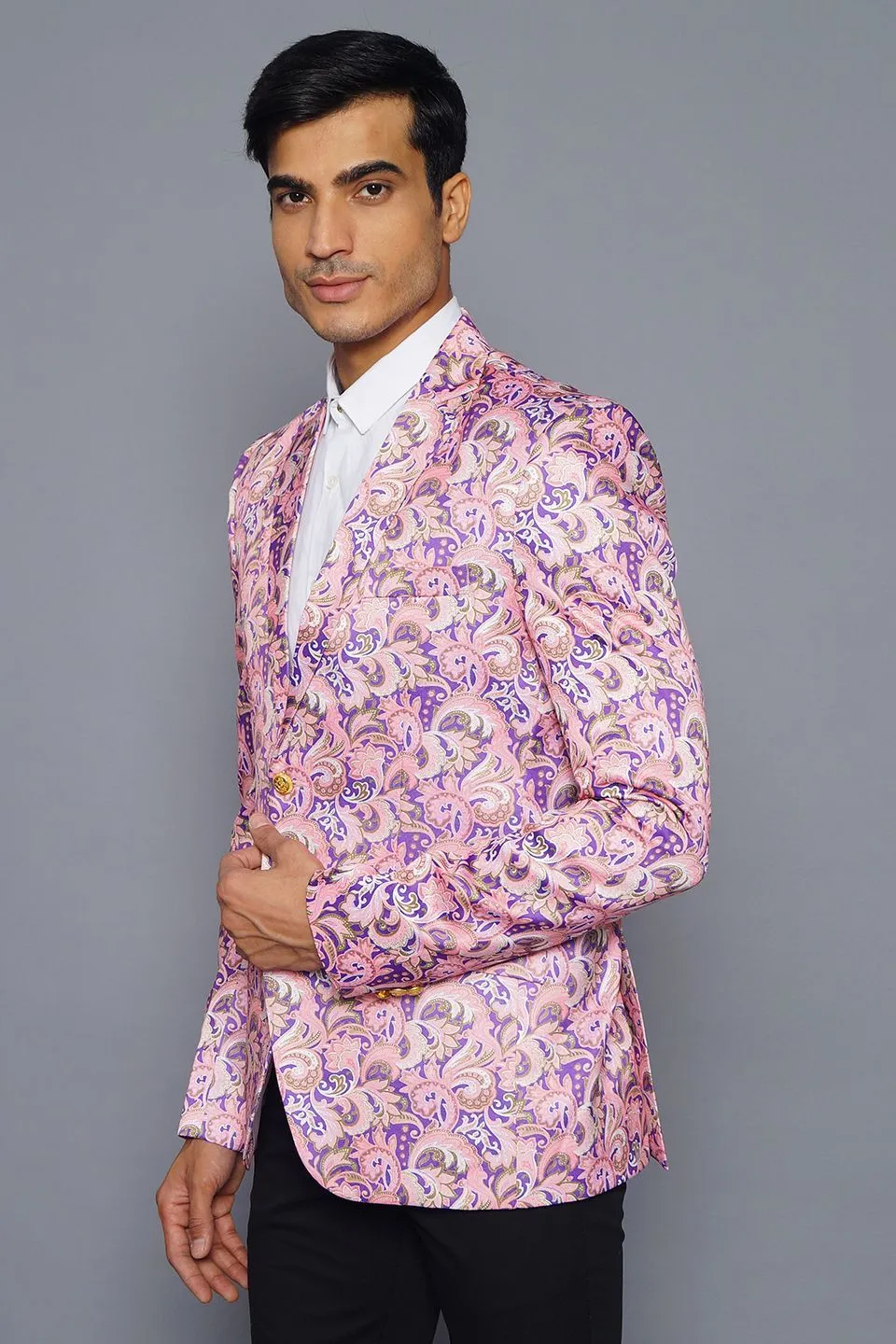 Imported Rayon Pink Blazer