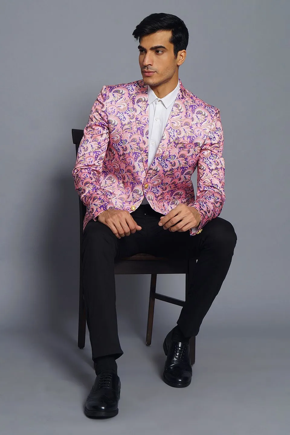 Imported Rayon Pink Blazer