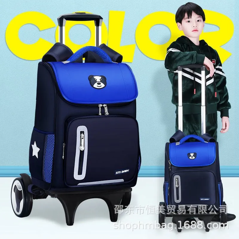 INSTOCK - wholesale trolley primary school student backpack