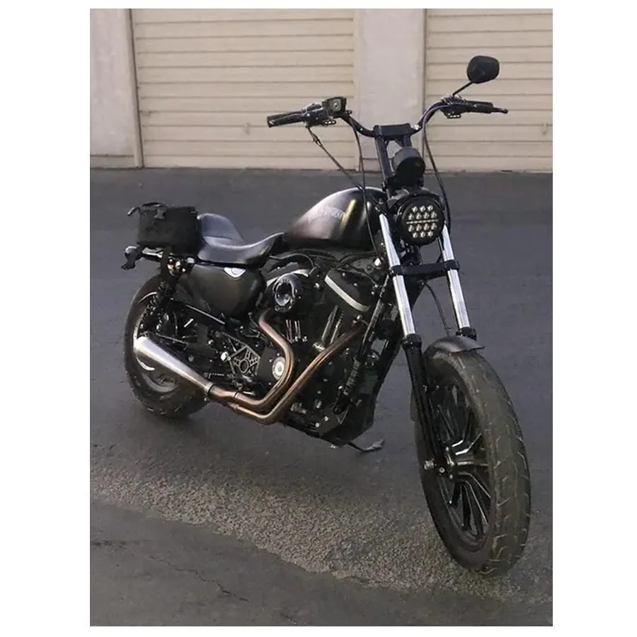 Invisivin Magnetic Vin Sticker Cover - 2011  sportster with dual split stickers 15"