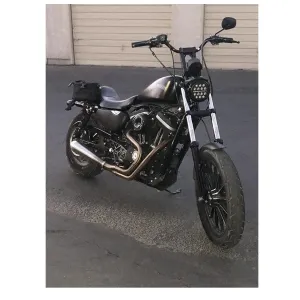Invisivin Magnetic Vin Sticker Cover - 2011  sportster with dual split stickers 15"