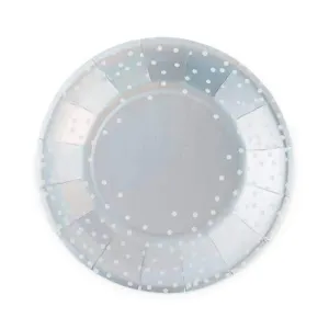Iridescent Polka Dot Appetizer Plates