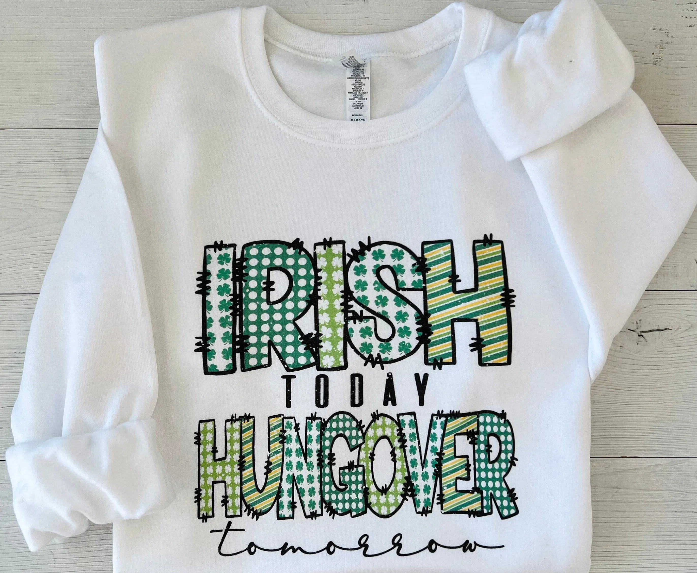 Irish Today Hungover Tomorrow St. Patricks Day Parade Shirt
