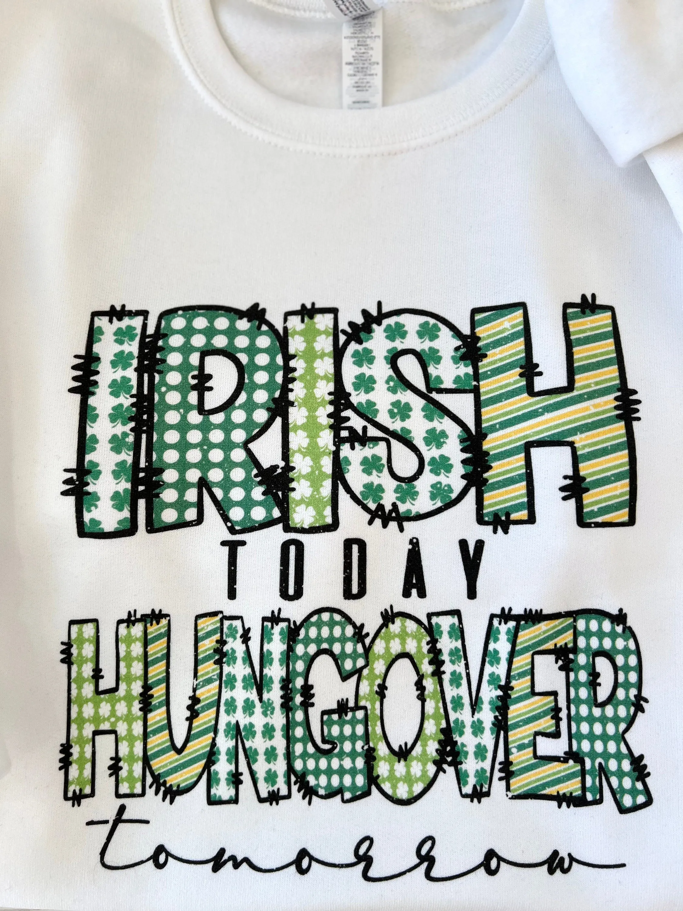 Irish Today Hungover Tomorrow St. Patricks Day Parade Shirt