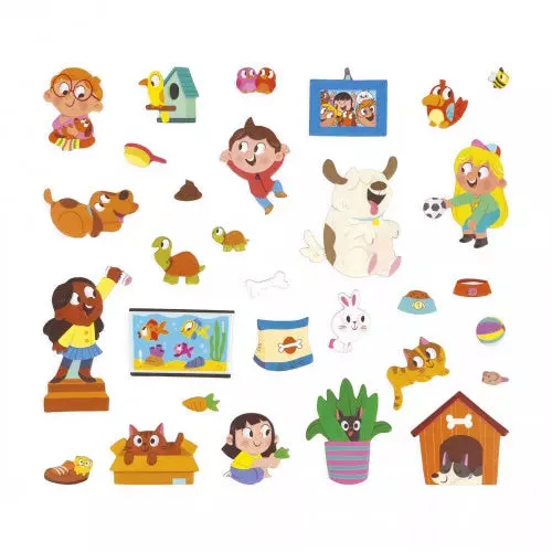 Janod - Magneti' Stories - Pets