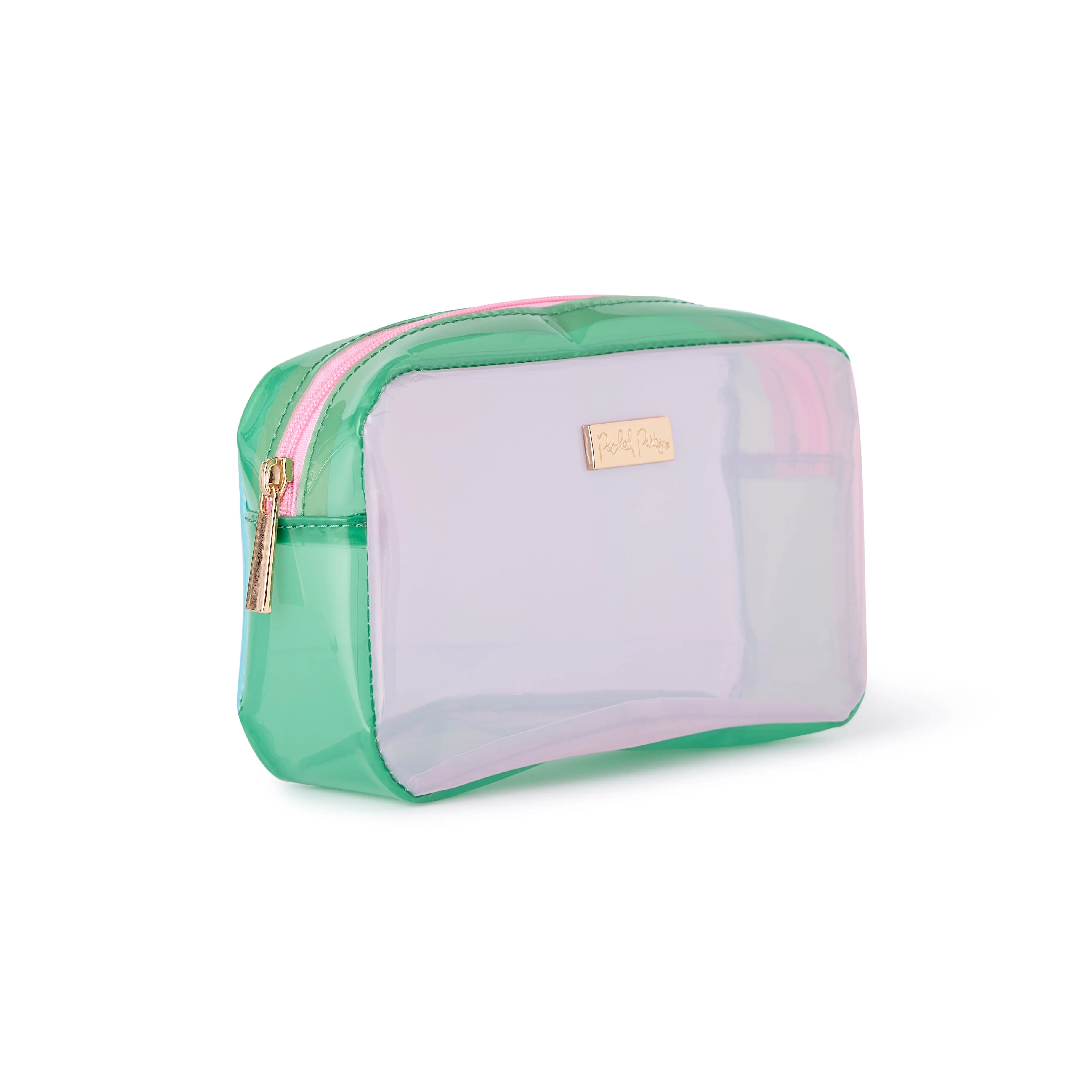 JELLY COLOR BLOCK PENCIL CASE