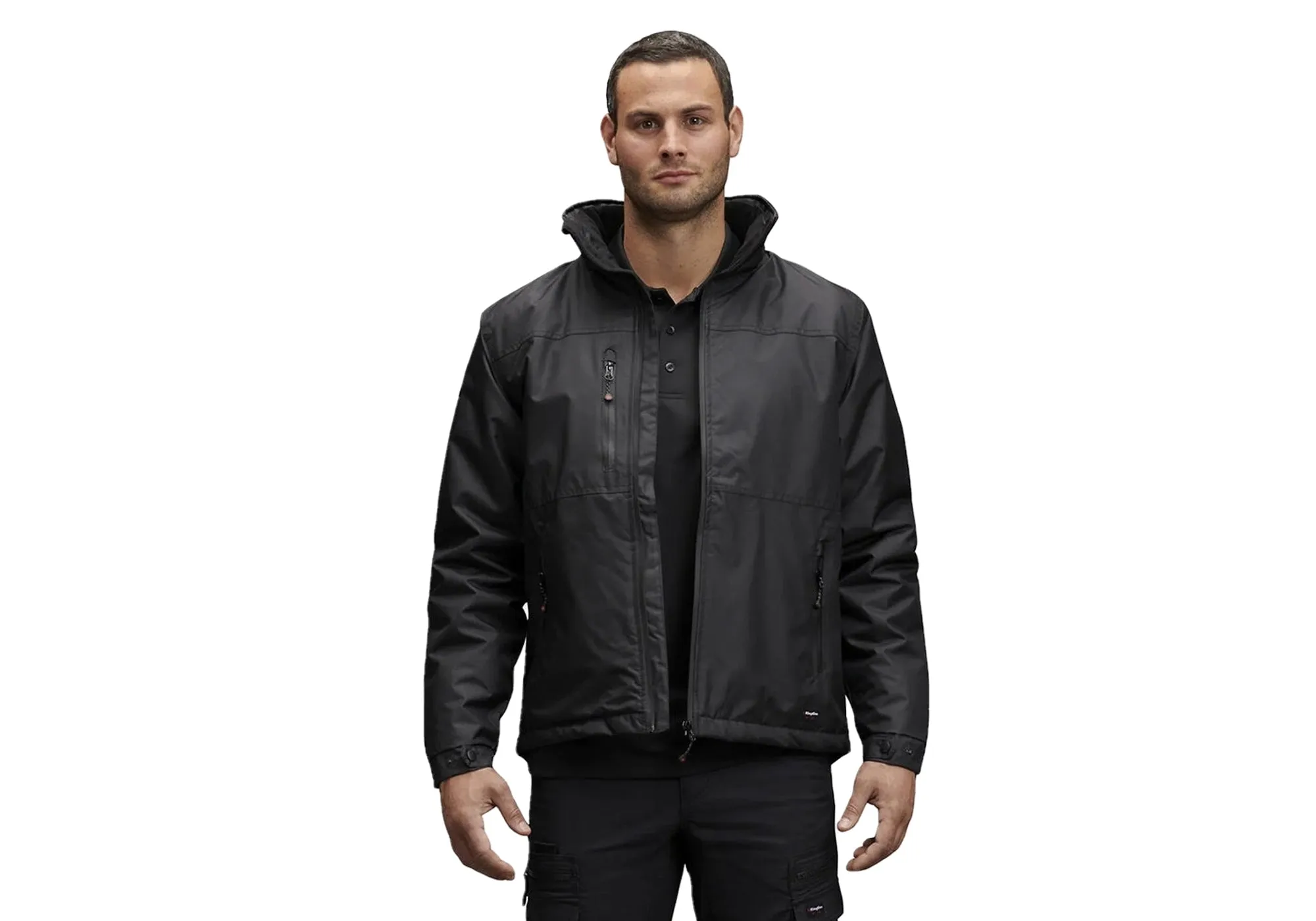 Kinggee Mens Waterproof Insulated Zip Jacket