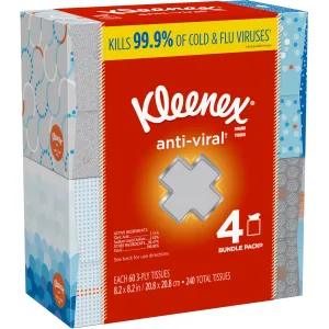Kleenex Anti-Viral Facial Tissues