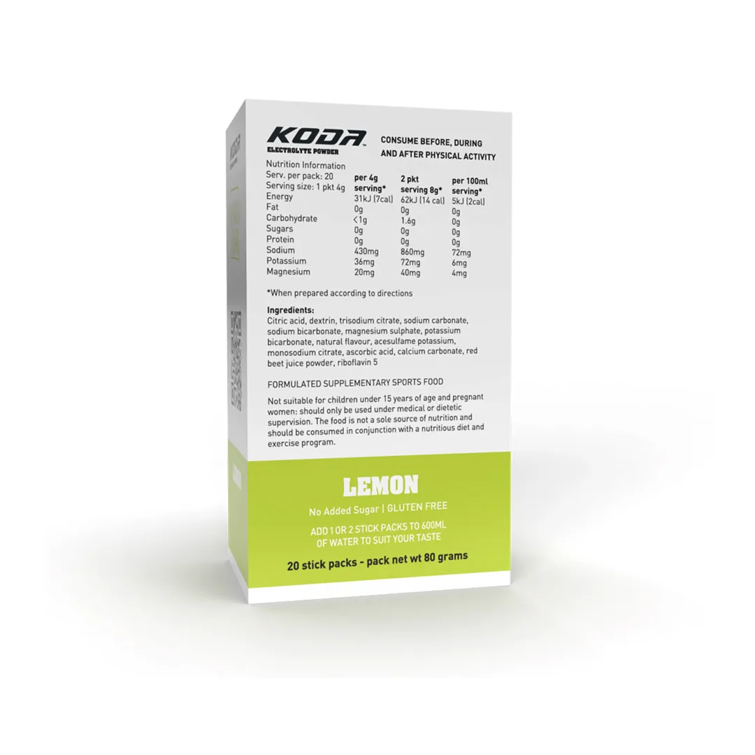 KODA Electrolyte Powder (20 Pack)