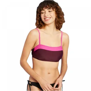 Kona Sol Women's Colorblock Bandeau Bikini Top