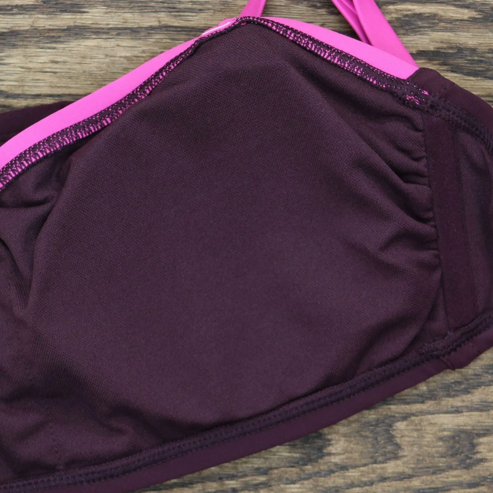 Kona Sol Women's Colorblock Bandeau Bikini Top