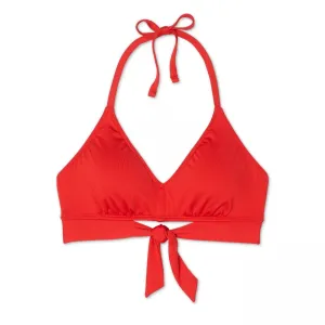 Kona Sol Women's Tie Front Halter Bikini Top