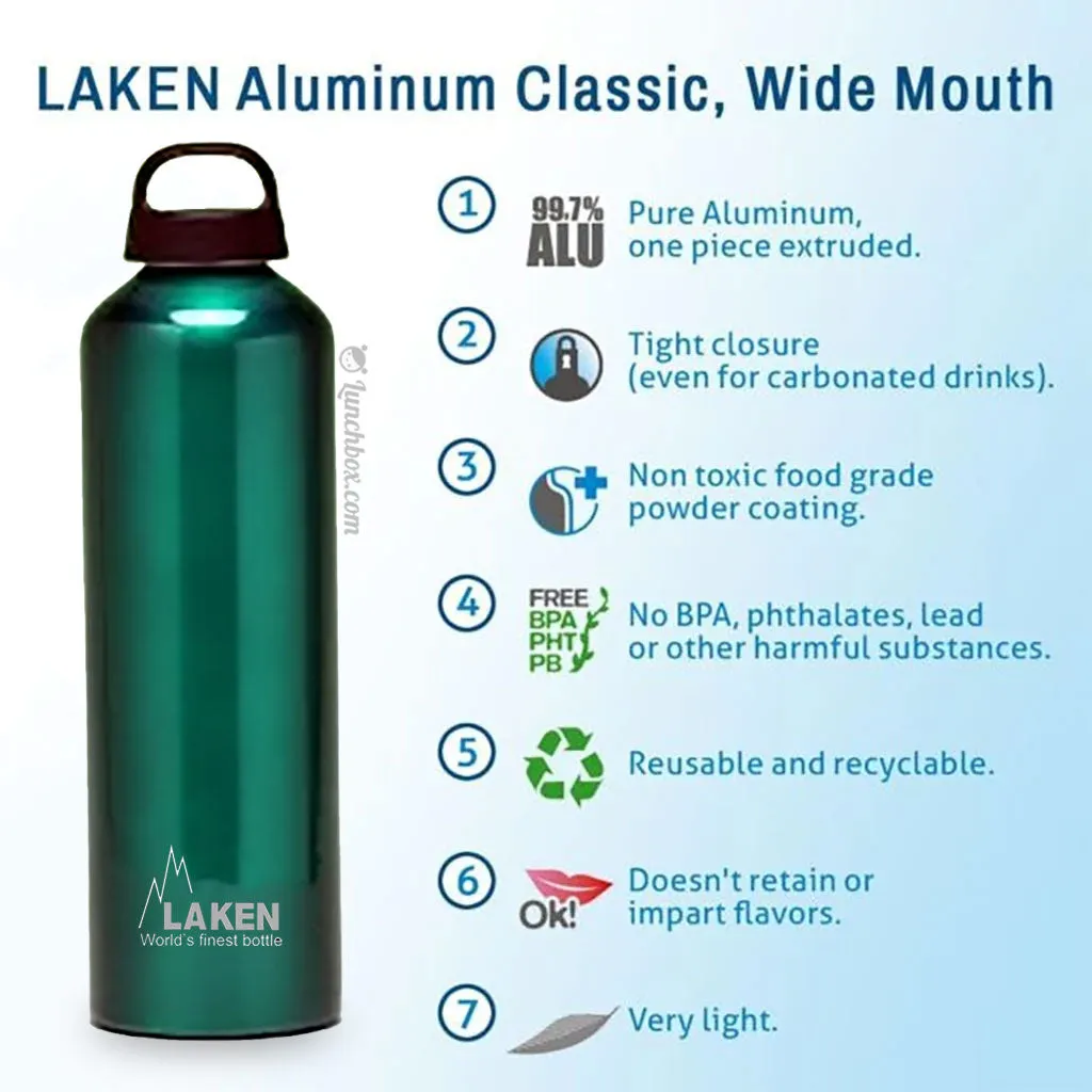 Laken Classic Water Bottle - Green