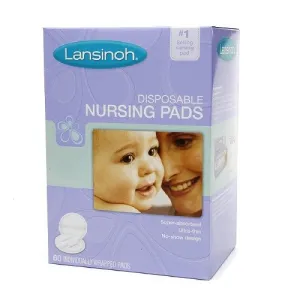 Lansinoh Nursing Pads Stay Dry 60 Each ( Pack of 8 )