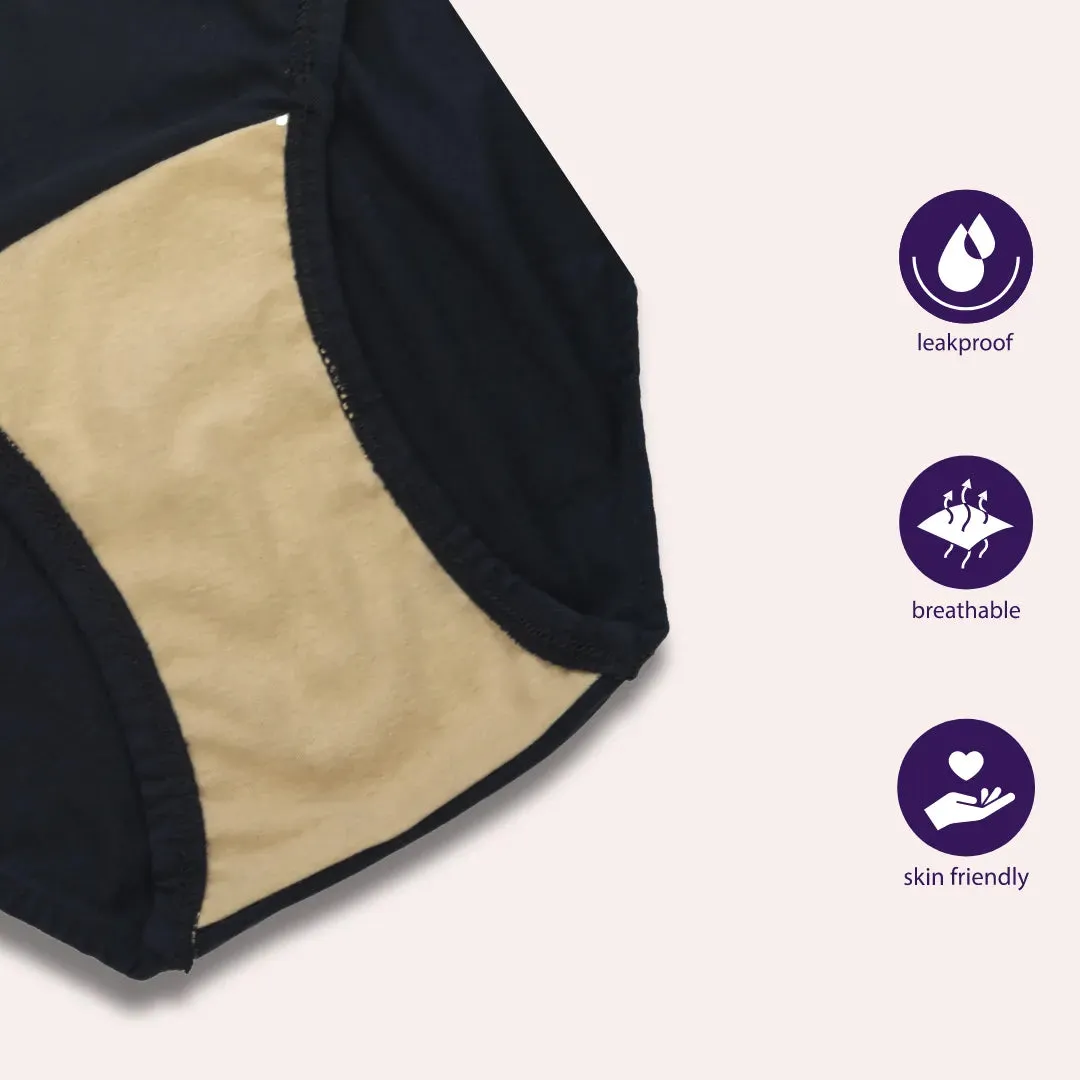 LeakProof Daily Use Panties | Brief Fit | Ideal For Unpredictable Periods