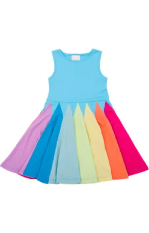 Lemon Loves Lime Rainbow Twirl Dress