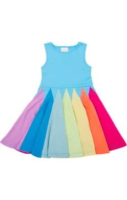 Lemon Loves Lime Rainbow Twirl Dress