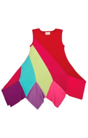 Lemon Loves Lime Sunburst Dress