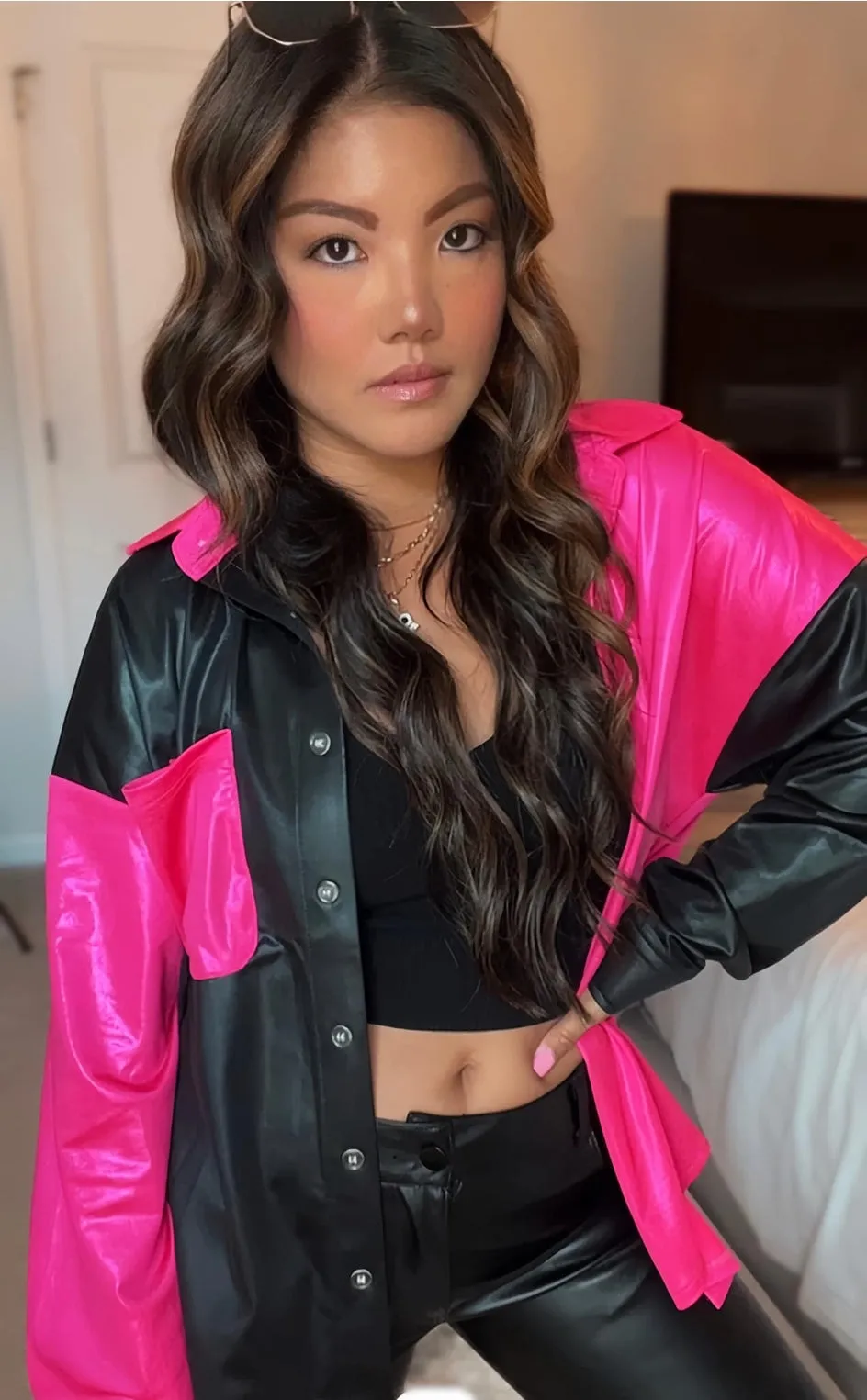 Let's Go Party Pebble Button Up