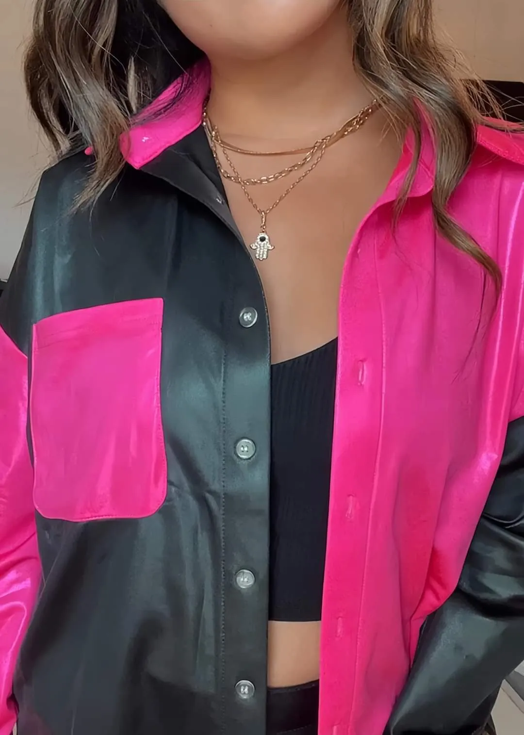 Let's Go Party Pebble Button Up