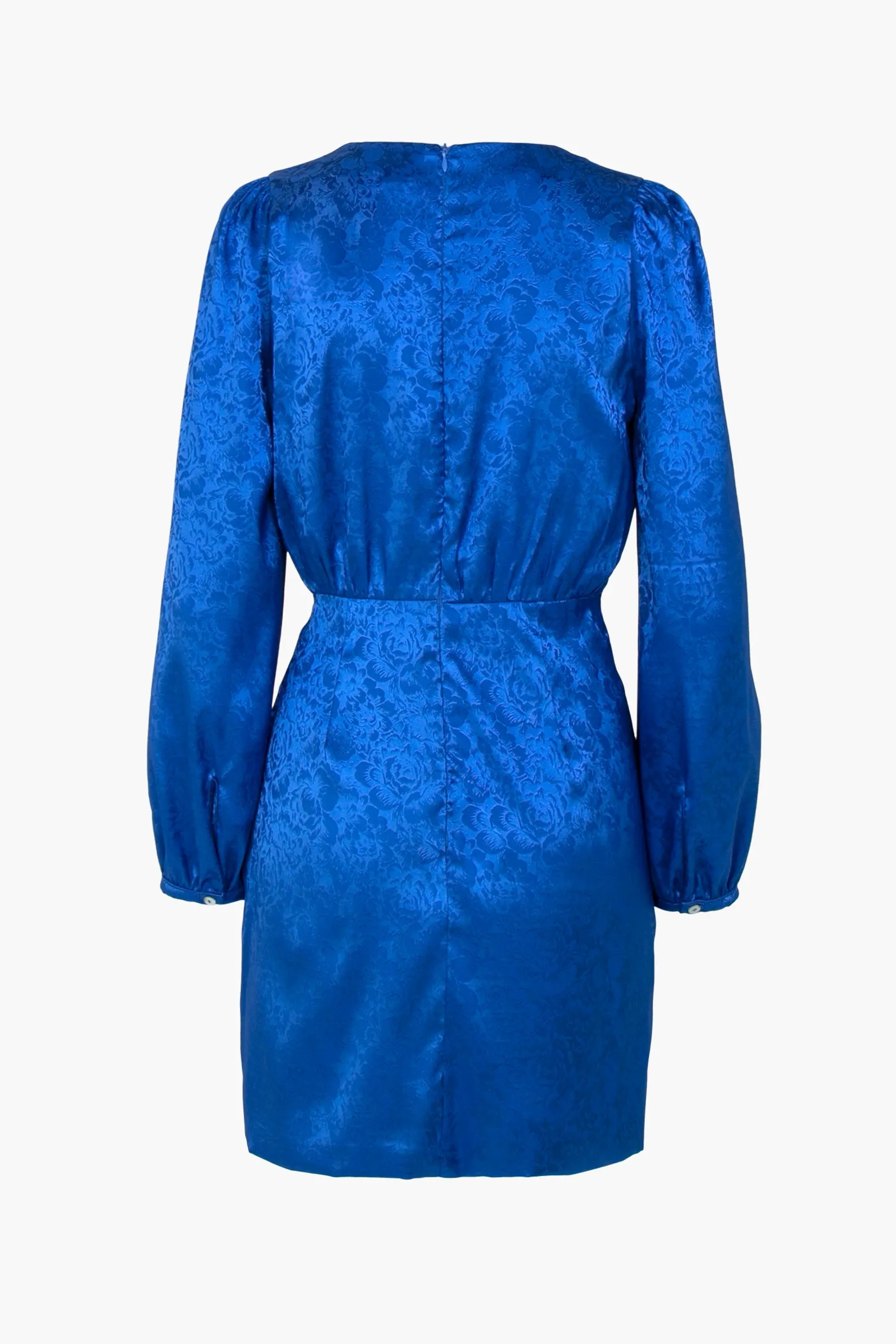 Lindsey Wrap Jacquard Mini Dress